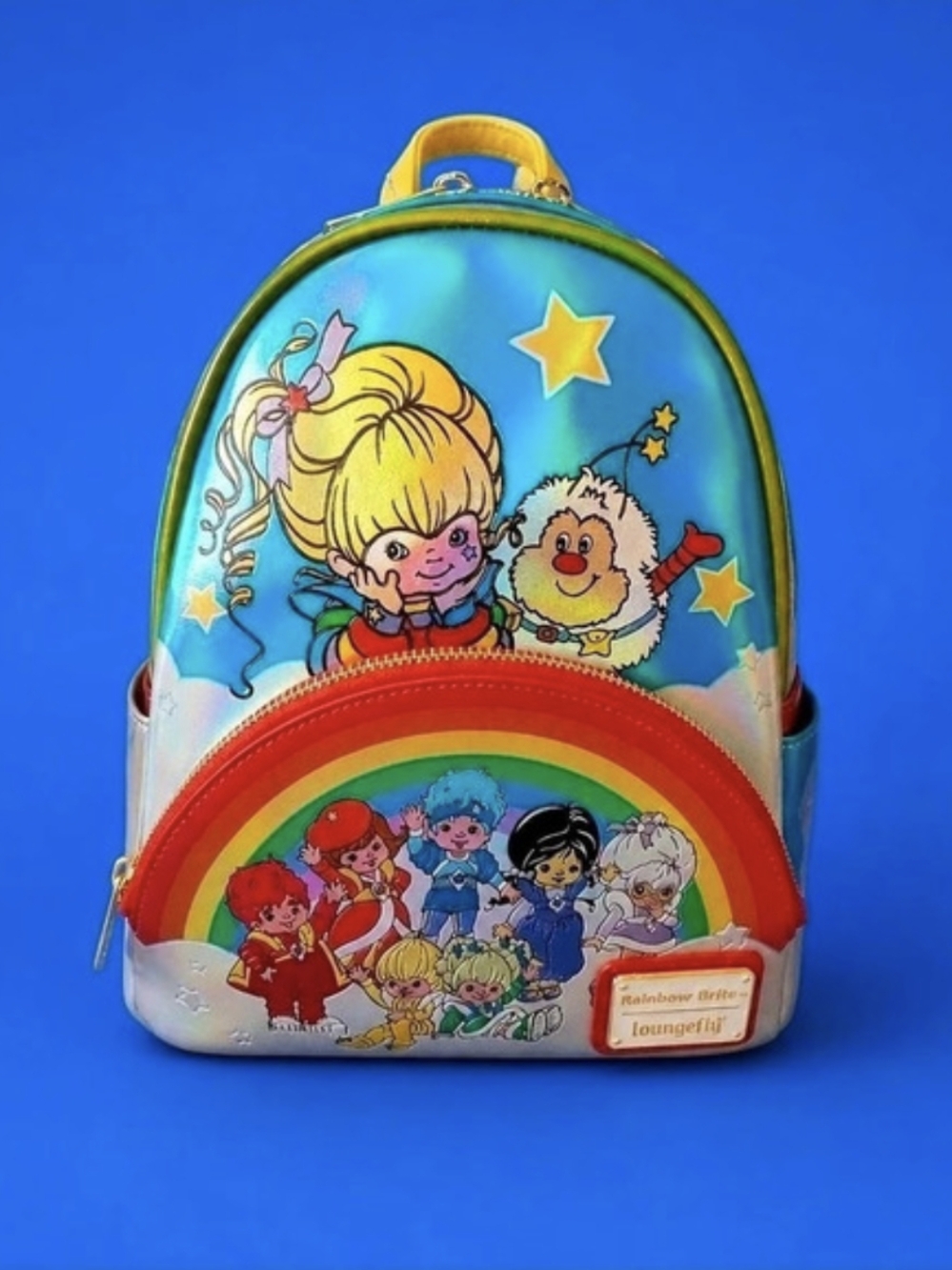 Rainbow Brite backpack Blue & Yellow NWT
